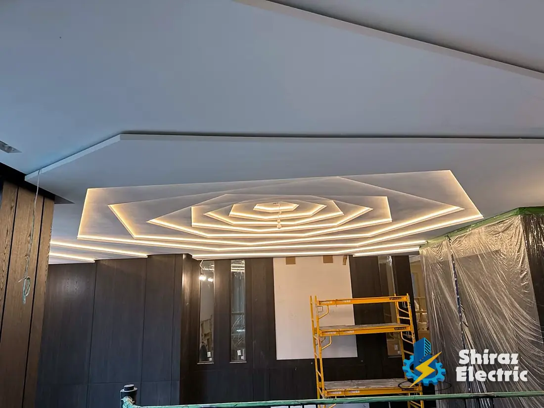 Recessed ceiling pattern